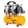 Compresseur d’Air Silencieux 8L Sans Huile 8 bar 1,5 CV / 1,1 kW Gonfleur Electrique Portatif Voiture VITO