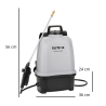 Pulvérisateur Électrique à Batterie 16L 8 Bar 2 Batteries Lithium 2Ah Chargeur Jet 5m Végetaux Toiture VOLPI