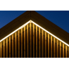 Ruban LED 7W sur Enrouleur 25m - Guirlande Lumineuse Blanche 4000K - Pour Intérieur Extérieur Façade Maison Evènement ASLO