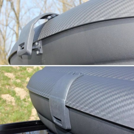 Coffre de Toit Voiture 320L Format Universel - Sécurité Antivol - Porte-Bagages Auto Imperméable INTEC