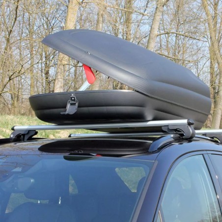 Coffre de Toit Voiture 320L Format Universel - Sécurité Antivol - Porte-Bagages Auto Imperméable INTEC