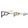 Auvent de Porte d'Entrée et fenêtre 100 x 145 cm - Polycarbonate Anti UV Marquise Extérieure Bras Polypropylène Intec