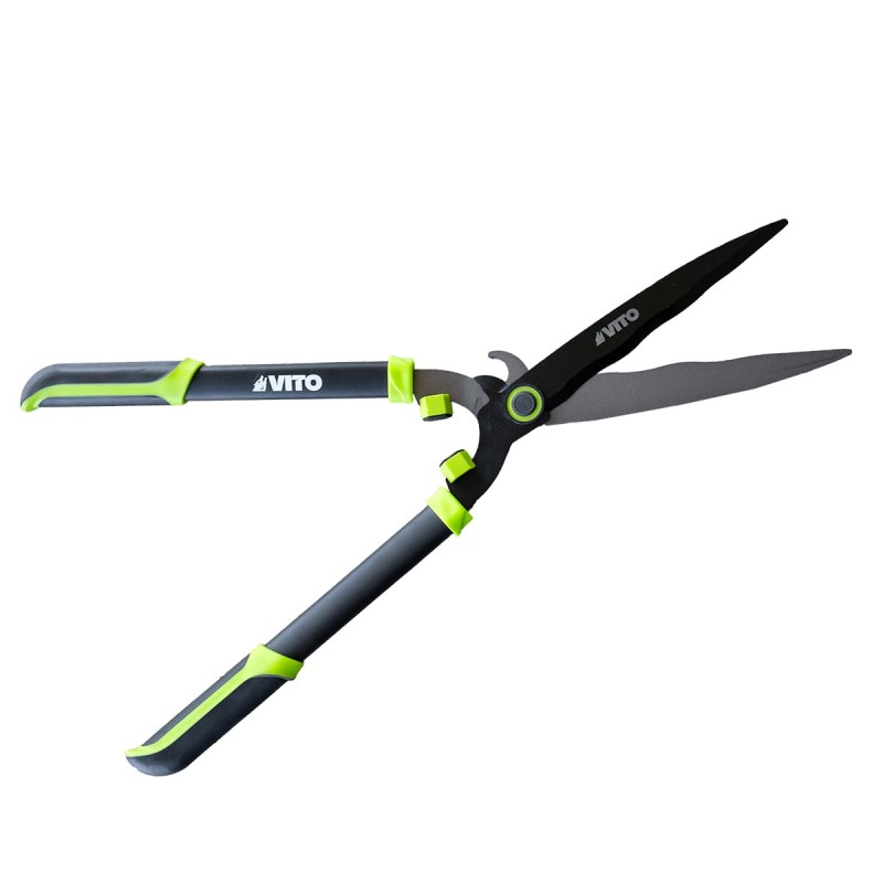 Cisaille de jardin 2 en 1 avec lame 27,5 cm + Sécateur Coupe Branches - Taille et Elagage Haies Feuillage VITO
