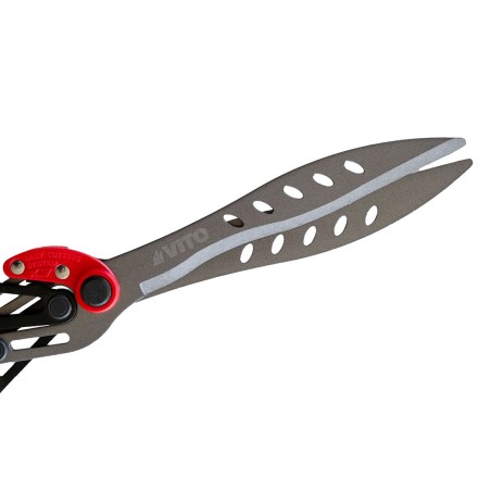 Cisaille de jardin avec levier Démultiplicateur Lame 27.5cm – Sécateur Jardin Coupe Arbustes, Haies, Branches VITO