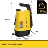 Pulvérisateur Électrique 5L, Batterie Lithium 3,7 V / 2,6 Ah Pulvérisateur Jardin Végétaux + Lance Télescopique STANLEY