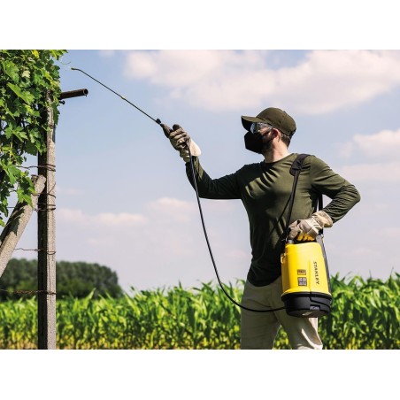 Pulvérisateur Électrique 5L, Batterie Lithium 3,7 V / 2,6 Ah Pulvérisateur Jardin Végétaux + Lance Télescopique STANLEY
