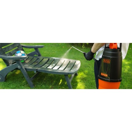 Pulvérisateur Jardin 6L + Lance Pulvérisateur à Pression Jardin Black & Decker