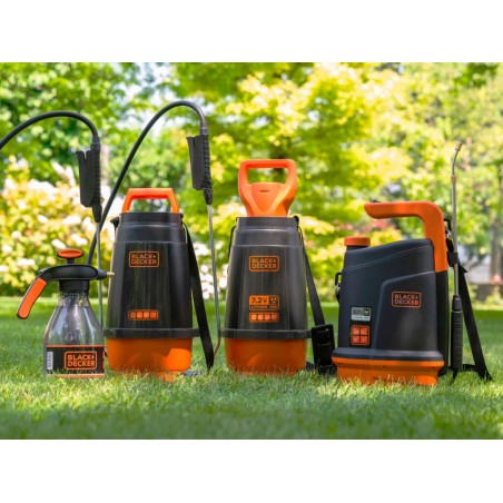 Pulvérisateur Jardin 6L + Lance Pulvérisateur à Pression Jardin Black & Decker