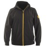 Veste Softshell à Capuche Noire Adventure Taille M Homme Femme Multi-Poches VITO