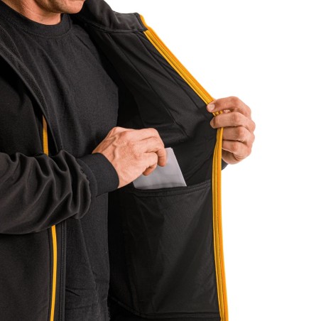 Veste Softshell à Capuche Noire Adventure Taille XXL Homme Femme Multi-Poches VITO