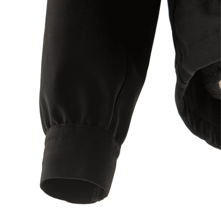 Veste Softshell à Capuche Noire Adventure Taille XXL Homme Femme Multi-Poches VITO