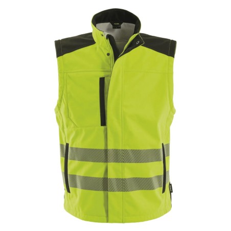 Veste Haute Visibilité EPI Taille S Modulable en Gilet Sans Manches Sécurité Chantier Homme Femme VITO