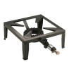 Réchaud à gaz 7.5KW Acier émaillé Bruleur fonte Réchaud Traiteur 4 pieds Cuissons extérieures