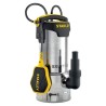 Pompe immergée Eaux Usées 1100W - Pompe Vide Cave Flotteur Intégré Débit max 16500 l/h Élévation 10.5m STANLEY
