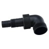 Pompe immergée Eaux Sales 1100W - Pompe à Eau Débit max 16500 l/h Élévation 10.5m Black+Decker