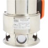 Pompe immergée Eaux Sales 1100W - Pompe à Eau Débit max 16500 l/h Élévation 10.5m Black+Decker