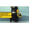 Pompe immergée Eaux usées 750W - Pompe Vide Cave Eaux Claires et Eaux Sales Débit 13500 l/h Elévation 8m STANLEY