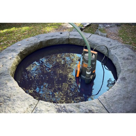 Pompe Vide Cave Eaux Usées 750W - Pompe Immergée Flotteur Intégré Eaux Claires / Eaux Sales Débit 13000 l/h Black+Decker