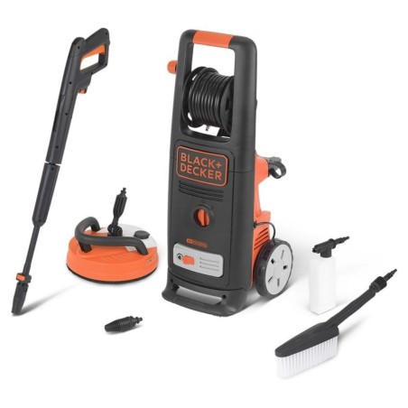 Nettoyeur Haute Pression 2000W 140 Bar 440 L/h Patio cleaner et brosse fixe Black+Decker