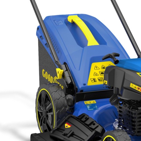 Tondeuse Thermique Autotractée 224Cm3 7,5CV Moteur 4T OHV Largeur de coupe 56cm Surfaces 2000m² GOODYEAR GY56LM