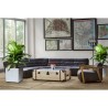 Pot de Fleur Carré Gris 50L 40x40cm - Jardinière Extérieure Balcon Terrasse Jardin ARTPLAST