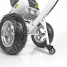 Débroussailleuse Thermique 52cm³ à Roues Lame Ø 255 mm + Casque de sécurité Grillagé VITO
