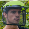 Débroussailleuse Thermique 52cm³ à Roues Lame Ø 255 mm + Casque de sécurité Grillagé VITO