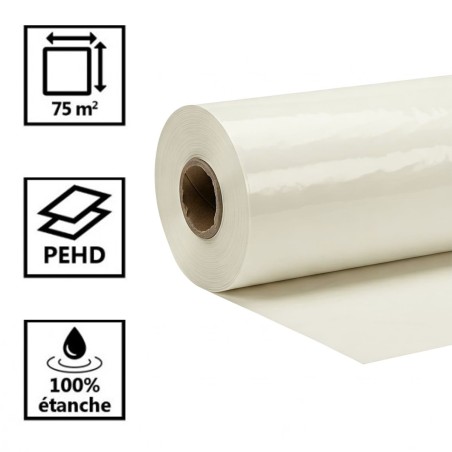 Bache peinture 3x25 m 40 microns Protection 75 m² Translucide 3x25 m Haute Qualité