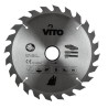 Lame de Scie Circulaire Carbure de Tungstène 216 mm - 24 Dents - Coupe Rapide et Précise Tous Bois VITO