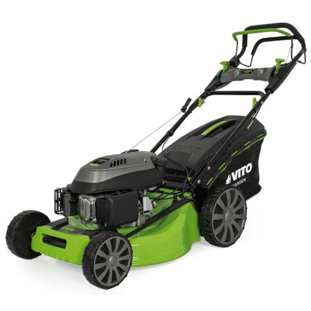 Tondeuse à gazon Autotractée 6,5 CV Pelouses 2000m2 Mulching Bac 65L VITO