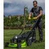 Tondeuse à gazon Autotractée 6,5 CV Pelouses 2000m2 Mulching Bac 65L VITO