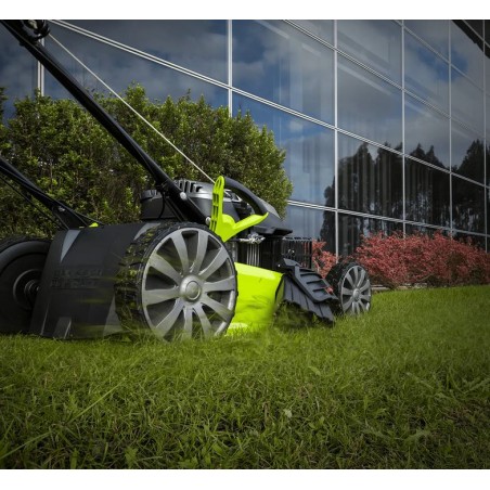 Tondeuse à gazon Autotractée 6,5 CV Pelouses 2000m2 Mulching Bac 65L VITO