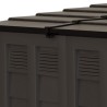 Abri de Jardin Extérieur 5500L Gris Anthracite - Cabane de Jardin Polypropylène 151x208x200 - Rangement Outils, Vélos, Mobiliers