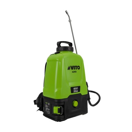 Pulvérisateur à Batterie 20V Batterie Lithium 3.0Ah + Chargeur Rapide Bac 16Litres VITO