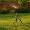 Arroseur de jardin rotatif sur trépied Alu Portée max 14 m Raccord rapide VITO