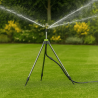 Arroseur de jardin rotatif sur trépied Alu Portée max 14 m Raccord rapide VITO
