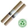Pack de 2 Toiles de paillage Papier Autodégradable Kraft 0.9 x 20m Paillage pour Jardin Anti mauvaises herbes 100% Cellulose