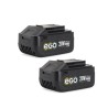 Débroussailleuse et Coupe bordure 40V + 2 Batteries Lithium 3Ah Lame Ø 250mm + Bobine de fil + Chargeur double VITO