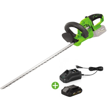 Taille haies sans fil 20V + Batterie lithium 3.0AH Lame 51Cm Chargeur Rapide VITO