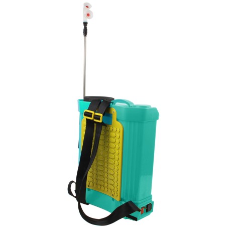 Pulvérisateur Electrique 16L à Batterie 8.0Ah + Lance Télescopique INOX + 3 Buses + Chargeur KZ GARDEN