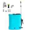 Pulvérisateur Electrique 16L à Batterie 8.0Ah + Lance Télescopique INOX + 3 Buses + Chargeur KZ GARDEN