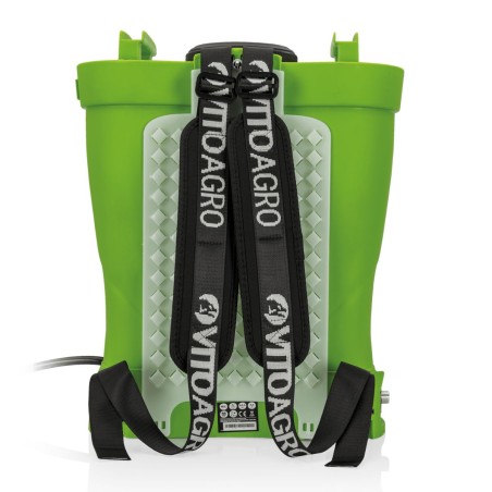 Pulvérisateur Electrique 16L à Batterie 12V 8AH 6 bars - Pulvérisateur Toiture avec Lance Télescopique, 3 buses et Chargeur VITO