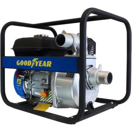 Pompe à Eau Thermique 7CV - Motopompe Essence Moteur 4T OHV 212Cm3 Eau Propre - Raccords 50mm Caves Piscine Irrigation GOODYEAR