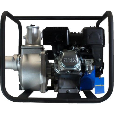 Pompe à Eau Thermique 7CV - Motopompe Essence Moteur 4T OHV 212Cm3 Eau Propre - Raccords 50mm Caves Piscine Irrigation GOODYEAR