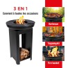 Barbecue à charbon de bois Brasero Teppanyaki Ø 61 x H90 cm BBQ COLLECTION