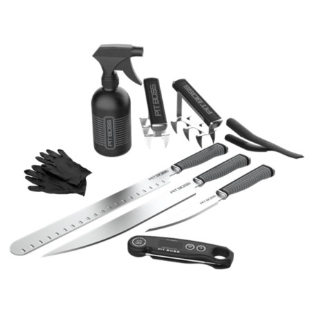 Kit Accessoires Barbecue Complet 18 Ustensiles BBQ - Découpe, Effilochage, Cuisson précise PIT BOSS