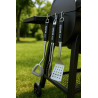 Kit 3 Ustensiles Barbecue : Spatule, Pince, Brosse - Inox Haute Résistance & Poignées Antidérapantes PIT BOSS