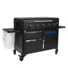 Plancha à Gaz 5 Brûleurs 14650W Plaque Ceramique 90 x 46 cm Amovible Pit Boss