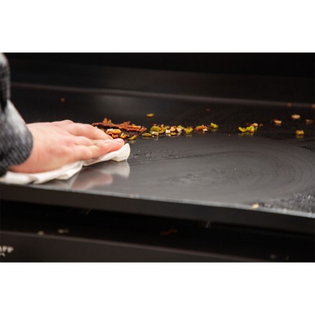 Plancha à Gaz 5 Brûleurs 14650W Plaque Ceramique 90 x 46 cm Amovible Pit Boss