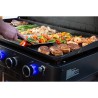 Plancha à Gaz 5 Brûleurs 14650W Plaque Ceramique 90 x 46 cm Amovible Pit Boss